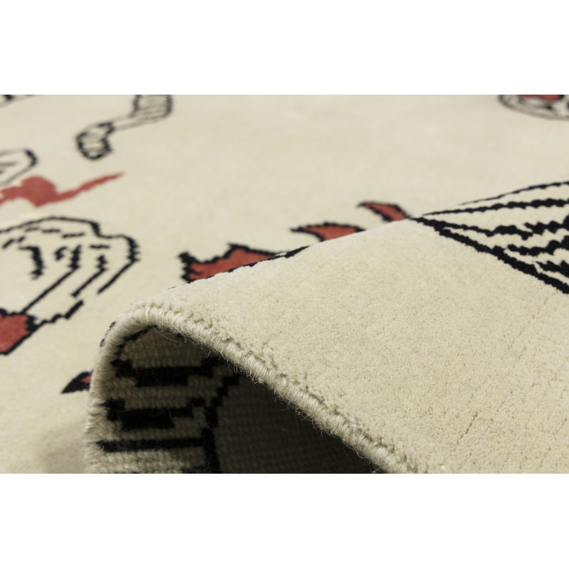 Tapis en laine Oltian, Rectangle 5 pi 3 po x 8 pi