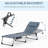 Padded Folding Chaise Lounge Chair-2035809909