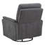 Chaise inclinable pivotante électrique Beacon gris anthracite avec ports USB