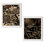 «Golden Rose II and Nordic Victorian I», ensemble de 2 reproductions d'impressions