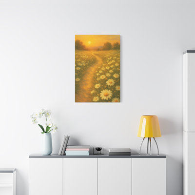 Apel Single Picture Frame Print on Canvas