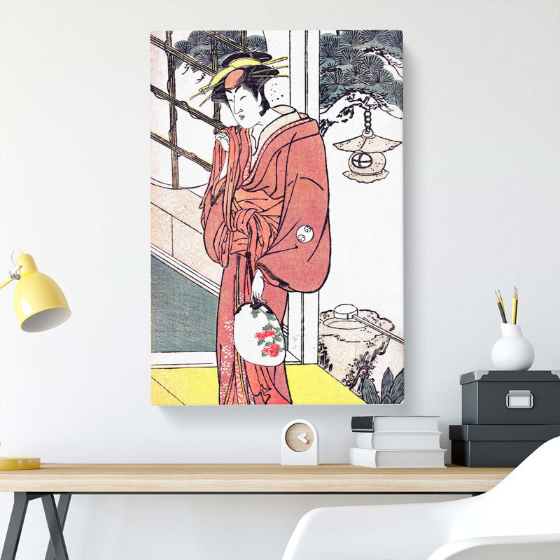 Arashi Ryuzo by Katsukawa Shunko - Wrapped Canvas Painting Pint - Wrapped Canvas, 76cm H x 50cm W x 3cm D