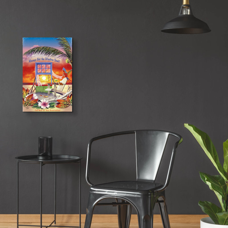 «Window Window» par Acrylique de James Mazzotta, H 24 po x l 16 po x P 0,2 po