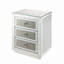 Table de chevet avec 3 tiroirs Glam Style