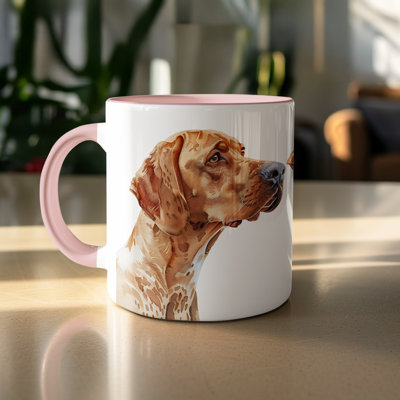 11oz Watercolour Three Happy Corgi Dogs Coffee Mug