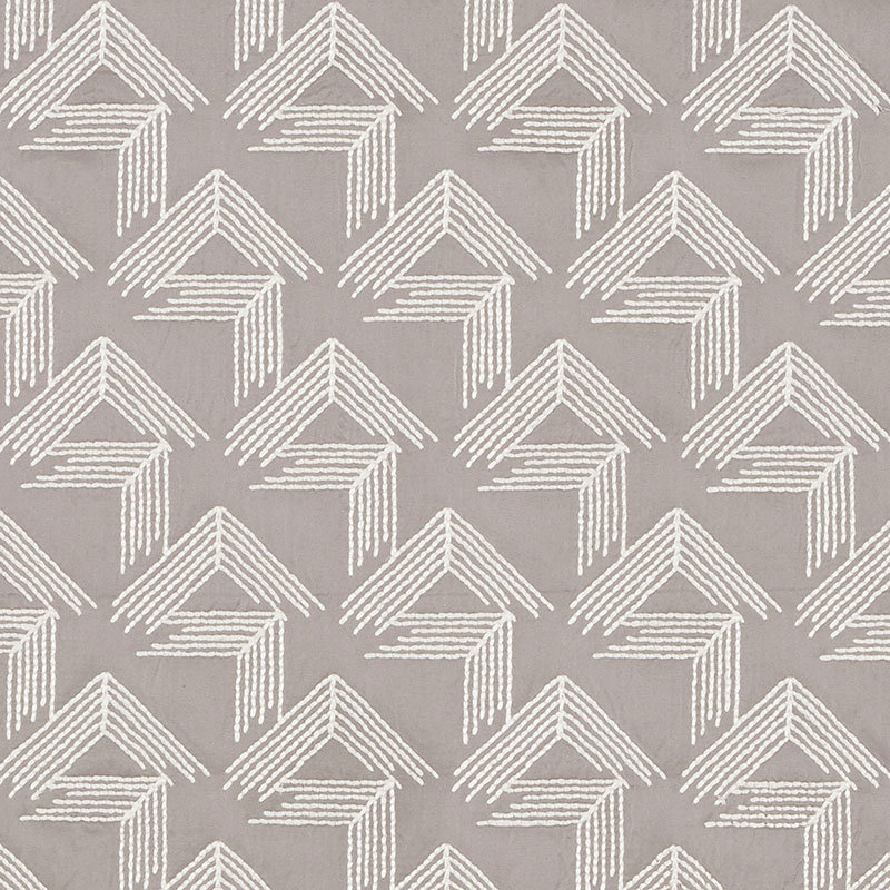 Tissu Schumacher x Miles Redd, Gris pâle