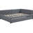 Gray Linen Upholstered Daybed With Trundle, Stable Bed Frame, No Box Spring Full Sized In Not Needed, Classic Style For Reliability And Space Saving-39348304