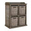 Aliyaha 4 Drawer Hallway Storage Unit. Handmade Kubu Rattan Storage Baskets-32763954