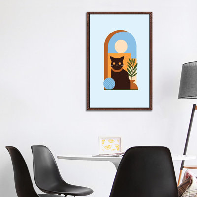 Teracotta Cat - Print on Canvas