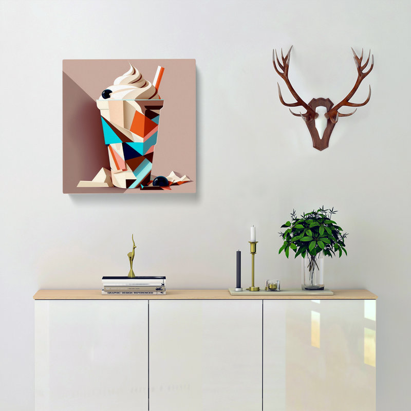 Modern Wall Art - Wrapped Canvas, 35cm H x 35cm W x 3cm D