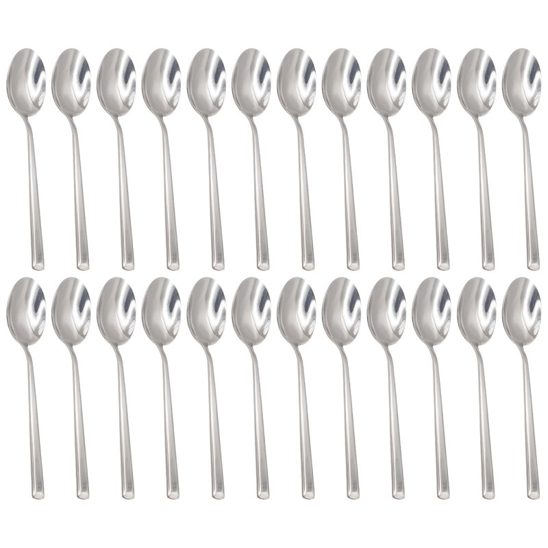 Argon Tableware Tondo Stainless Steel Dessert Spoons