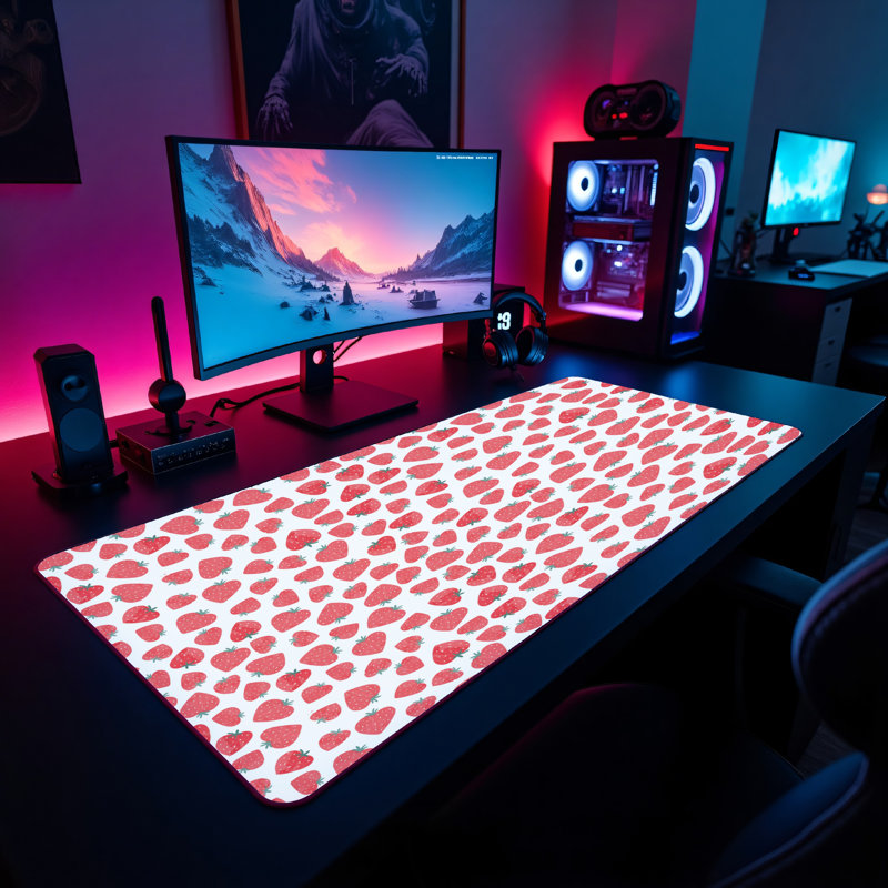 Polyester Desk Pad, 31.5x15.5