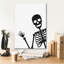 «Peek-a-boo Skeleton» par Susan Ball, estampe numérique sur toile-1629607054