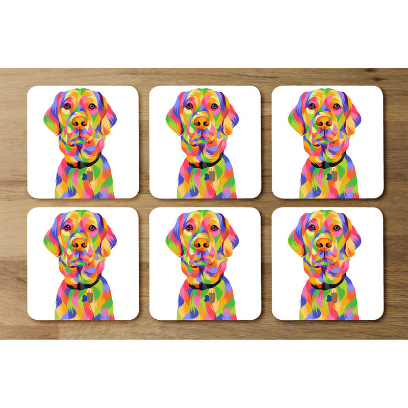 Doylene Square 6 Piece Coaster Set