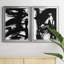 «Black Bamboo I», ensemble de 2 impressions sur toile encadrées-1721847122-1721847123