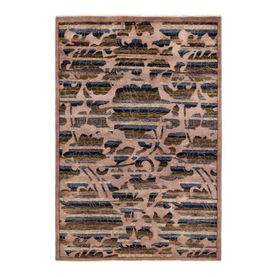 One-of-a-Kind 4' 2" X 6' 0" Hand Knotted Area Rug