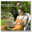 Chaise berçante Adirondack avec accoudoirs à roulettes