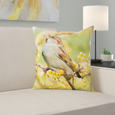 Microsuede Throw Pillow