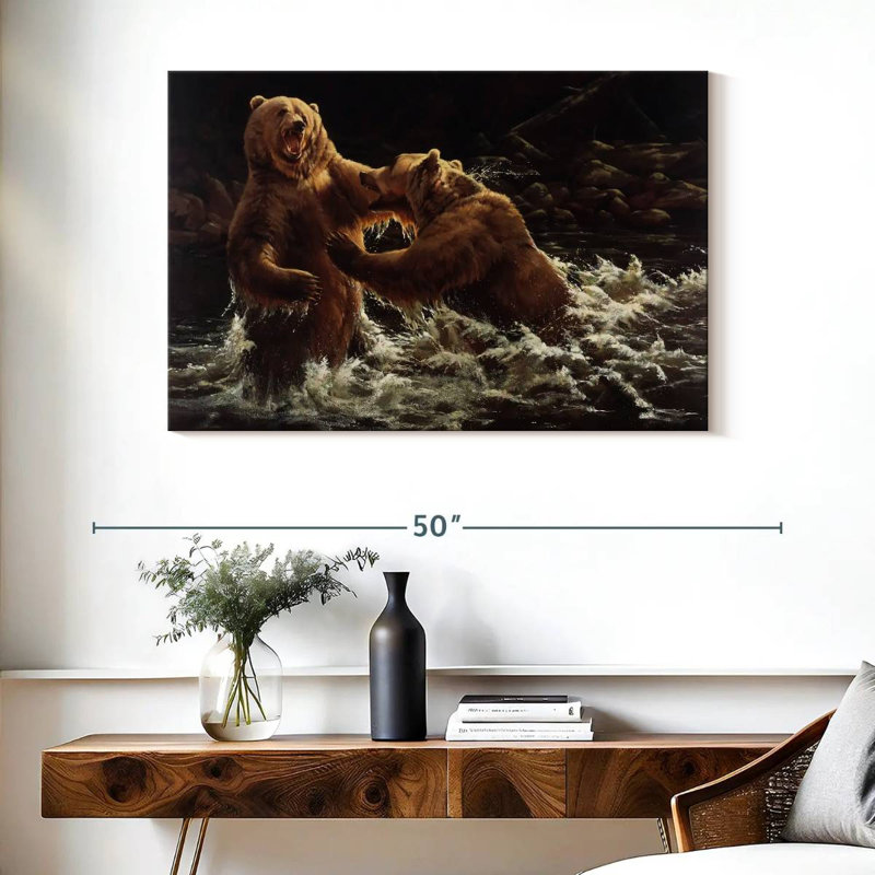Clash, 26" H x 39" W