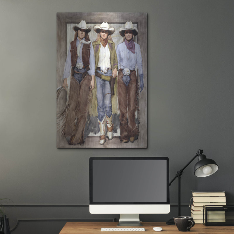 " Buckle Brigade " by J. E. Knauf, 36" H x 24" W
