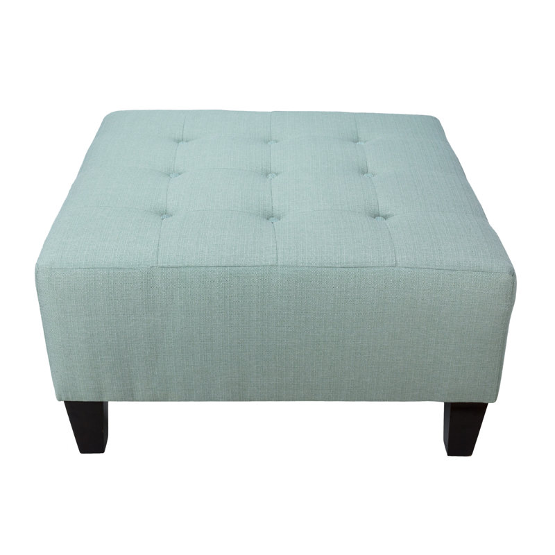 Emerson Upholstered Ottoman, SeaMist, Sea Mist