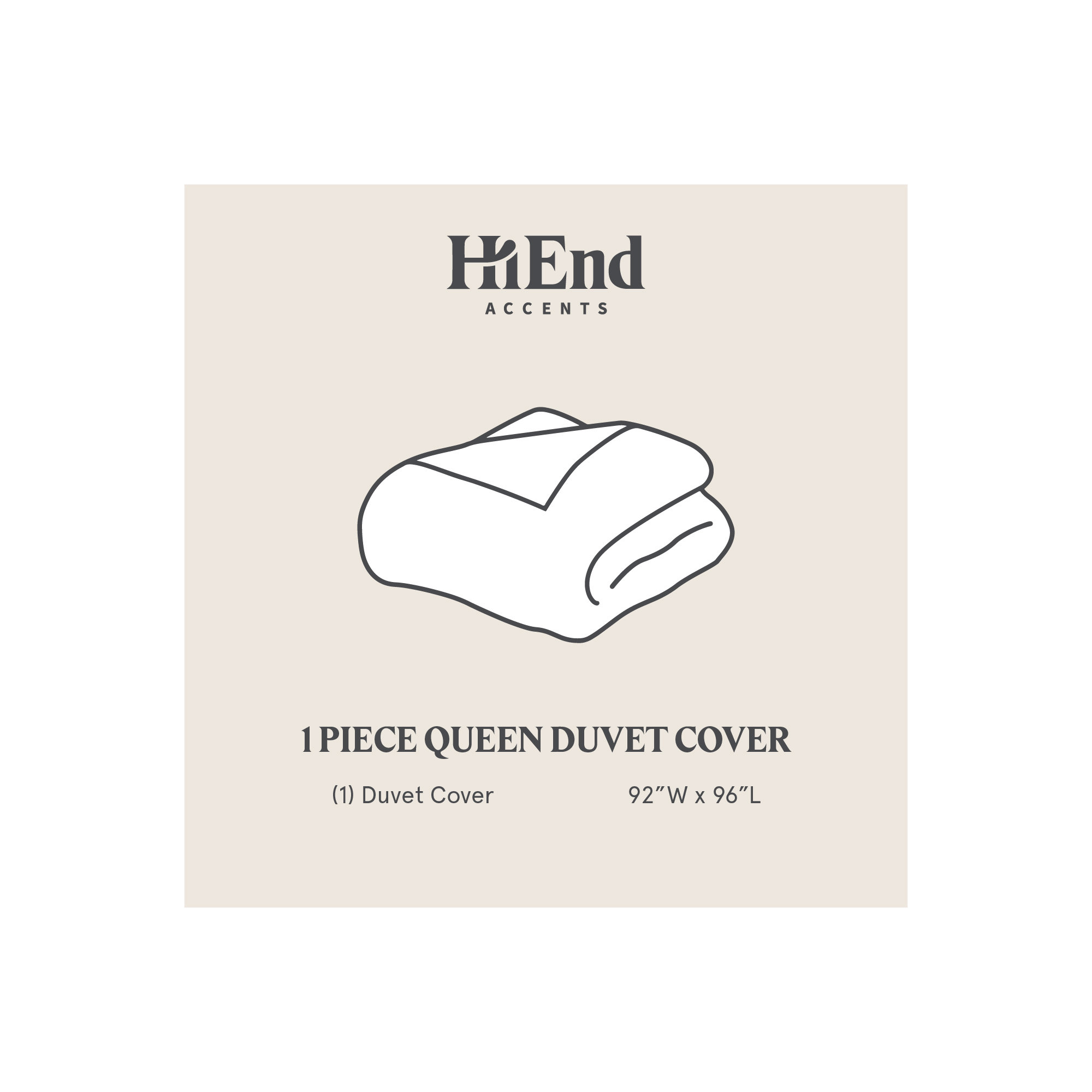 Lily Washed Linen Ruffled Edge Romantic Farmhouse 1 Piece Duvet Cover, Gray, Queen Duvet Cover