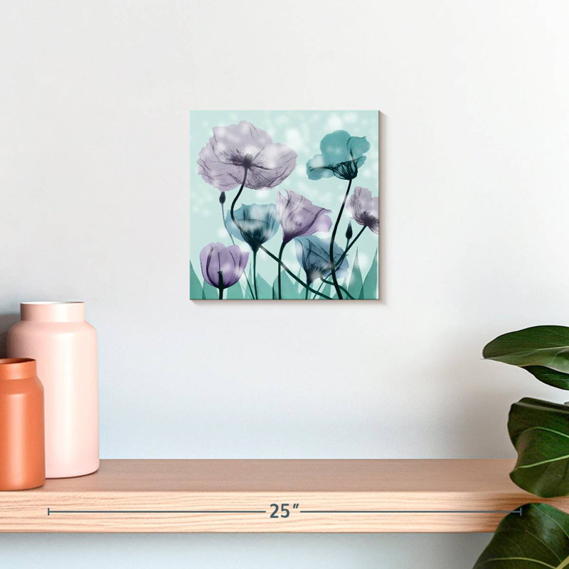 Paysage de fleurs de minuit Arney, H 10 po x l 10 po