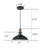 Johnigan 1 - Light Black Single Pendant