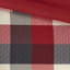 7 Piece Herringbone Comforter Set Red King-114680374-114680373