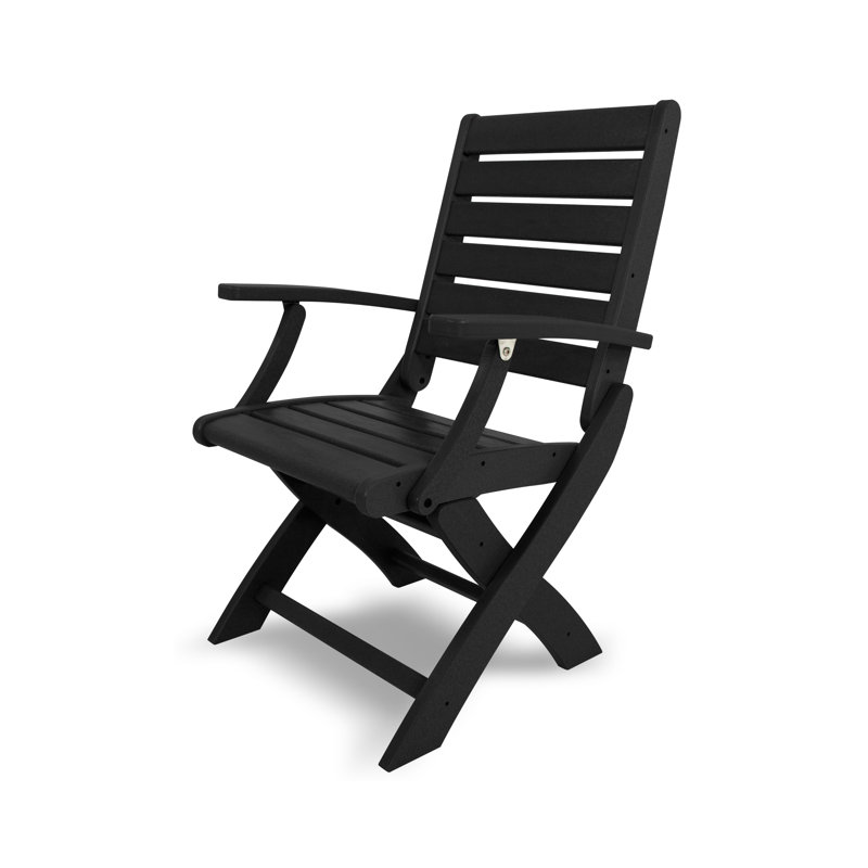 Chaise pliante POLYWOOD Signature, Noir