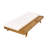 Lounge Chaise Set With Headrest,Space Available On One Side, Acacia Wood With Water-Resistant Lounge Cushions-150634731