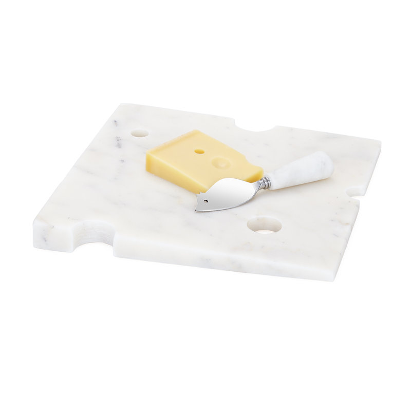 Onamia Marble Wedge Cheese Cutting Board