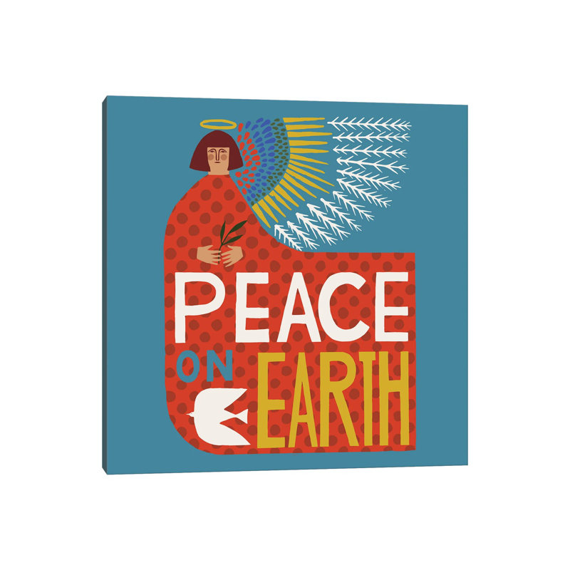 Peace Peace - reproduction d'art murale - toile tendue, Toile tendue, Ne s’applique pas, H 12 po x l 12 po