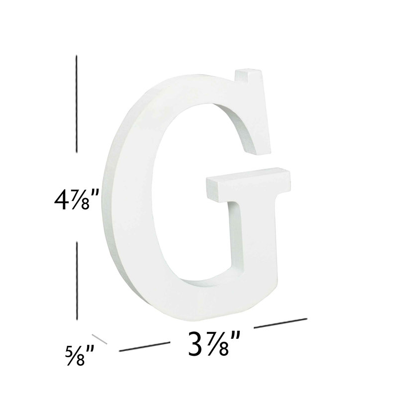 Letter Block Decorative Object, G