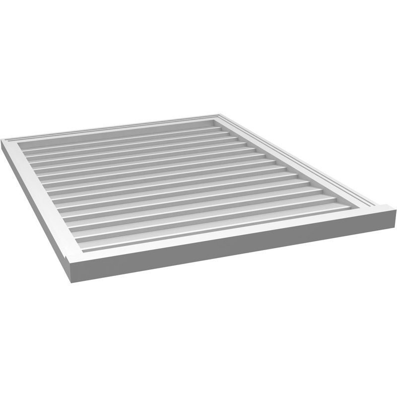 Cadre de seuil Brickmould, brun clair apprêté, H 42 po x l 34 po x P 2 po