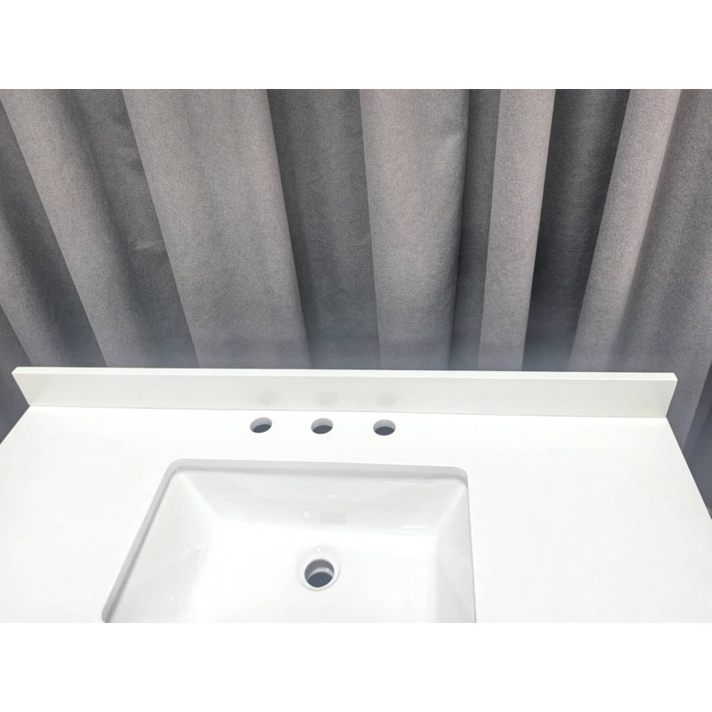 Meuble-lavabo 42 po à dosseret en quartz