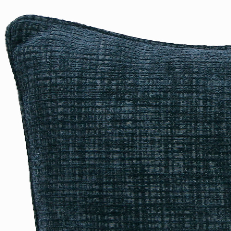 18" x 18" Indoor Throw Pillow, Hatched Turkish Blue