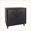 Armoire de rangement moderne en bois noir