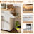 Clemmie Wood Kitchen Island-467420411