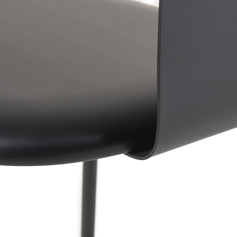 Chaise Shu - ensemble de 2, Bois de frêne noir