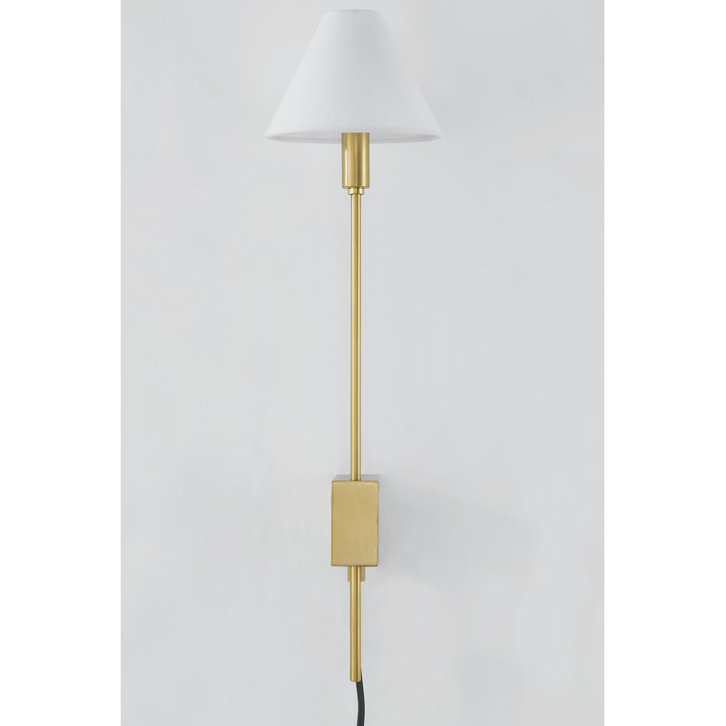 Teaneck 1 Light Plug-in Plug-in Sconce