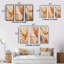 «Orange and Beige Unounded Imagination», 3 pièces-404708370-404708369