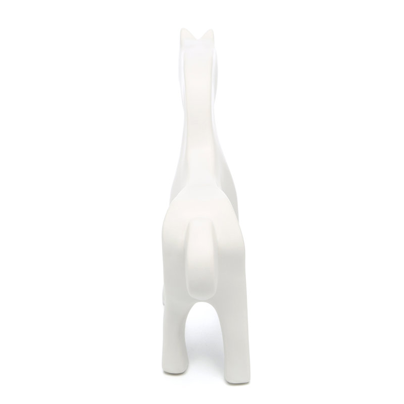 Horse-Matte White