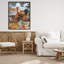 Giclée encadrée de coq perché automnal, conception par Ed Wargo-683281379-683281378