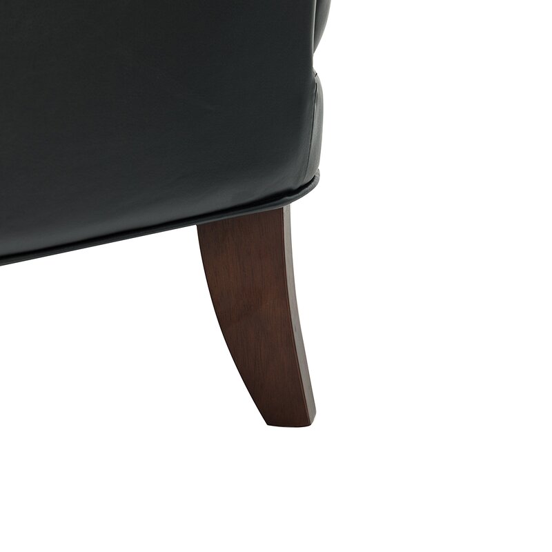 Three Posts™ Aviles Vegan Leather Arm Chair & Reviews | Wayfair