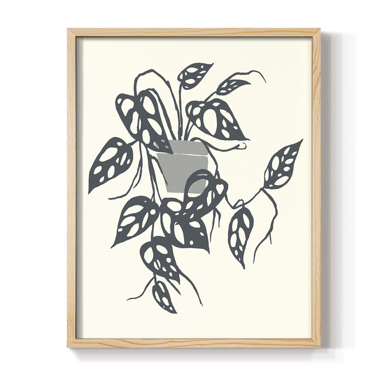 «Growing Leaves VI», Naturel, H 15 po x l 12 po