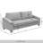 Jacqualyn Fabric 57.87'' Reception Loveseat-831533276