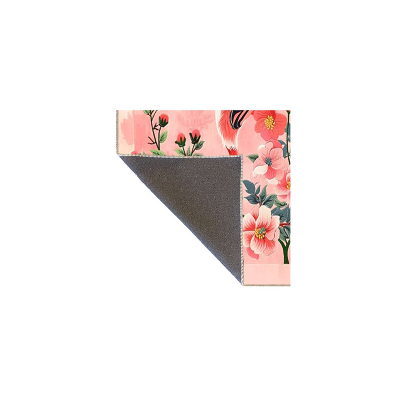 Tapis décoratif lavable à la machine Paris, Sous-tapis rectangulaire 2 pi 4 po x 3 pi 11 po