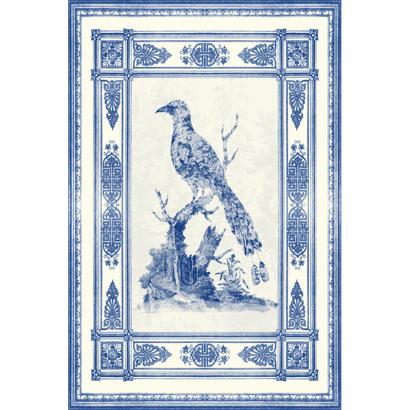 Toile De Jouy II - Wrapped Canvas Print, 30cm H x 20cm W x 3.8cm D