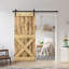Porte de grange à panneaux et en bois avec quincaillerie d'installation-49400391-87953024-87953084